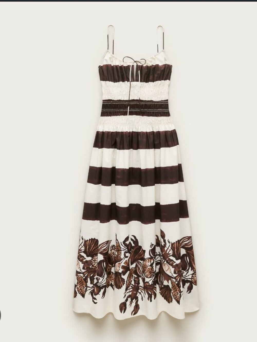J. Crew Reverie dress in lobster & seashell print